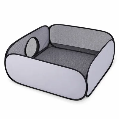 Open-top mesh cat pen