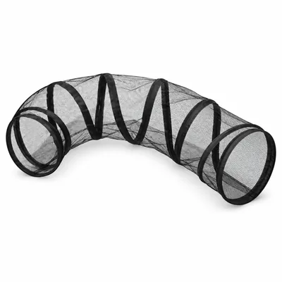 Spiral mesh cat tunnel